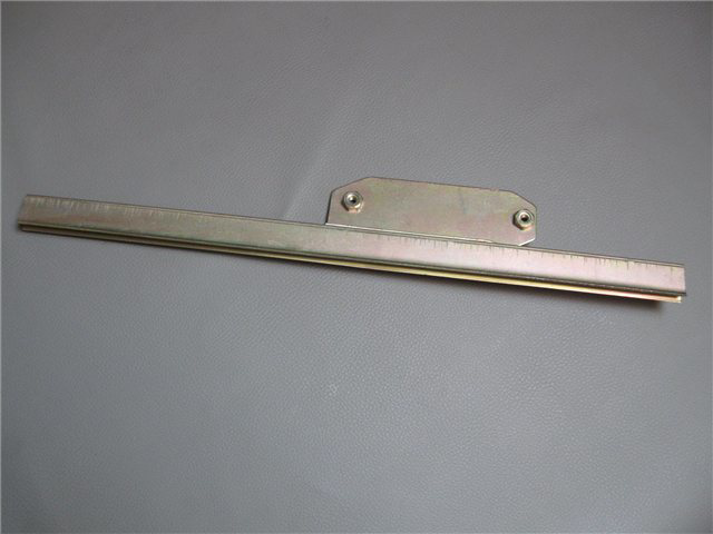 Picture of window glass support cradle, left