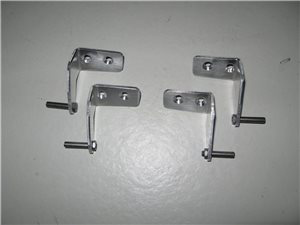 Picture of sun visor brackets, aluminium