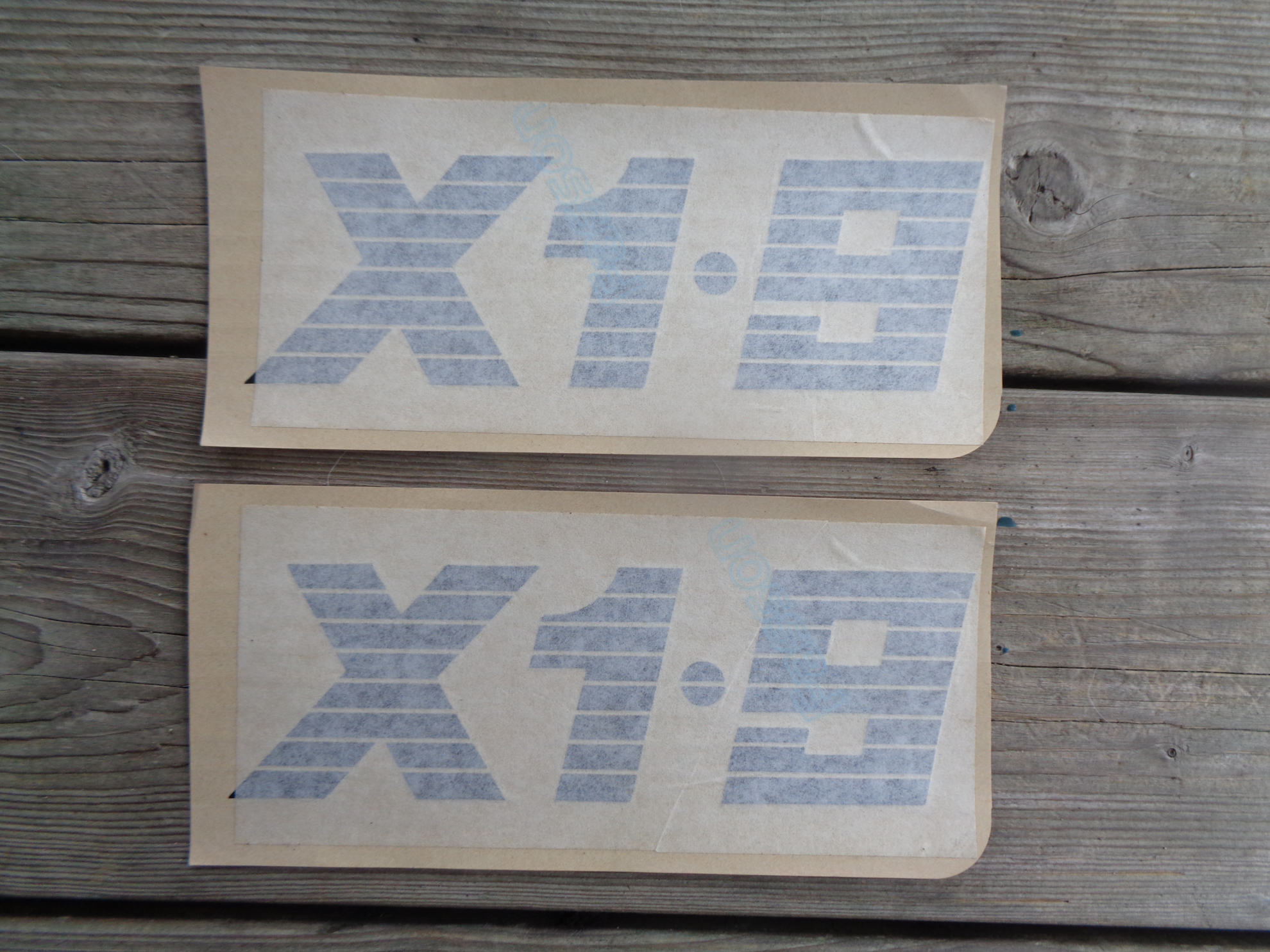 Picture of X 1.9 stickers rollbar, black, ORIGINAL